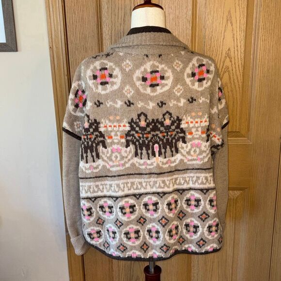 Anthropologie Sleeping On Snow Fairbanks Half-Zip Pullover Sweater XS/S - Picture 4 of 6